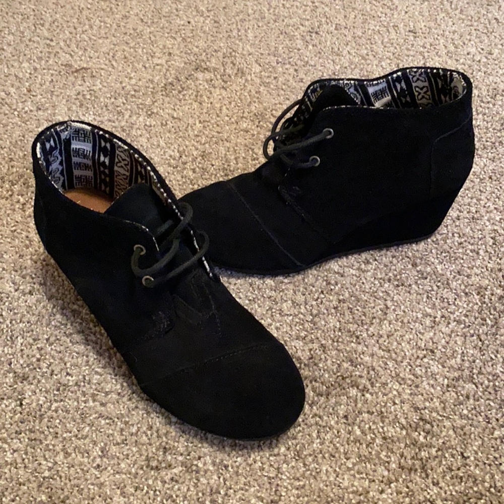 Toms Wedge Bootie
